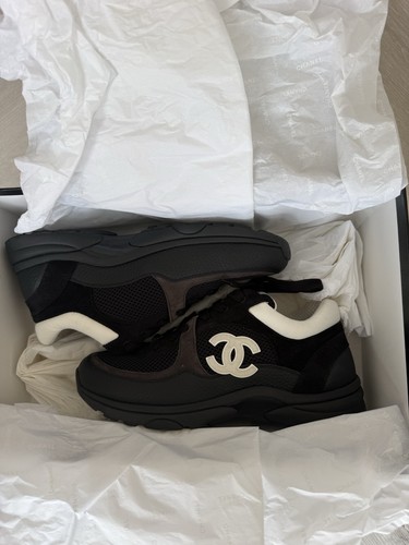 Chanel runners black white - chanel,