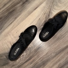  Alegra Girls' Tap Dancing Shoes 3.5 uk shoe size black