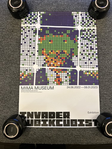 Invader rubikcubist mima - invader,