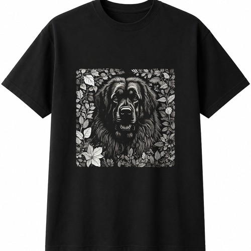 Charcoal leonberger mens - leonberger,