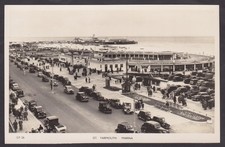 GT.Yarmouth ,Marina with lots of nice cars.Norfolk 1950c R/P Postcard