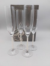Lennox Jubilee Pearl Toasting Flutes X 4 (K20)
