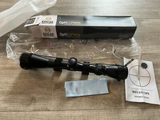 Opti Mate Opti-10 3-9x40 Dual-X Rifle Scope with free Medium Dovetail Mounts
