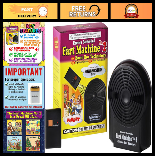Remote controlled fart machine - remote,