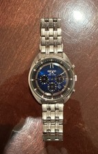 Seiko SSC567 Recraft Chrono Blue Dial 45mm Stainless Steel Solar Men's Watch