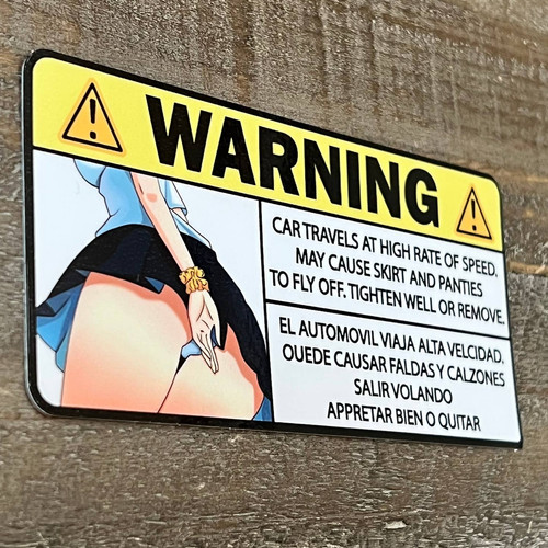 Car warning funny anime - warning, |