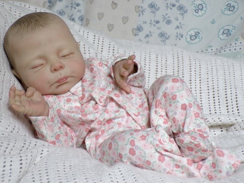 Reborn baby girl doll - reborn,