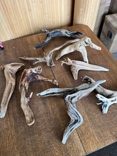 Driftwood  x8 best streaky. pieces for florist , garden, vivarium or Display