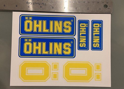 Ohlins factory original decal - ohlins,