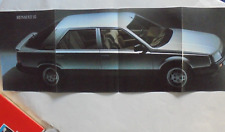 Renault 25 TS GTS TD DTG Turbo GTX V6 8 Page Sales Brochure 1985 French