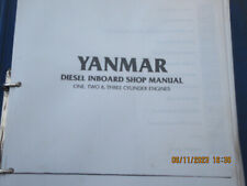 Yanmar diesel inboard engine workshop manual