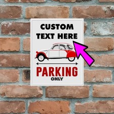 Custom Man Cave Metal Parking