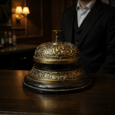 Embossed Desk Bell Exquisite