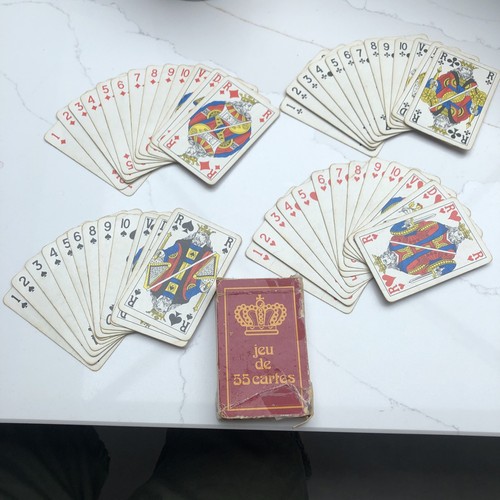 Vintage bridge playing cards - vintage,
