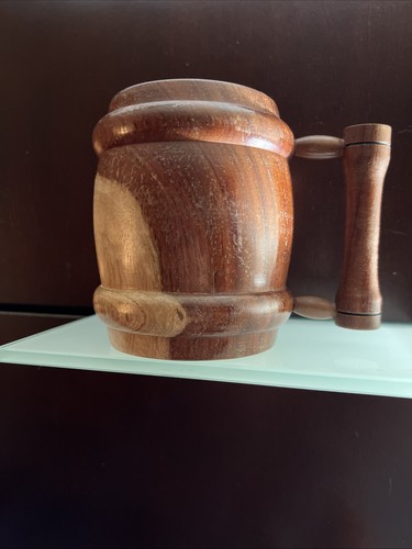 Vintage wooden stein - vintage,