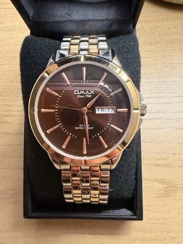 Omax quartz men watch day - watch,