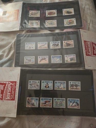 Jersey stamps sets - sets, mint