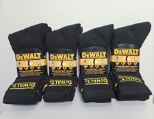 12 Pairs Dewalt Work Socks 6-11 Versatile and Durable option for Men and Women