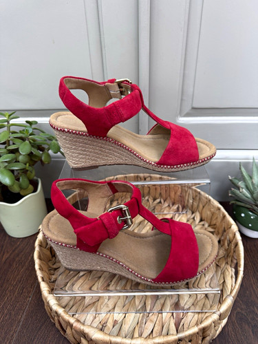 Gabor womens red - gabor, wedge