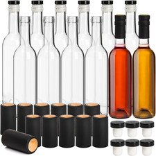 Pack glass wine bottles - 12,