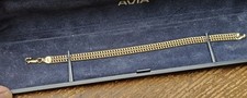 9ct gold double - 9ct, woven