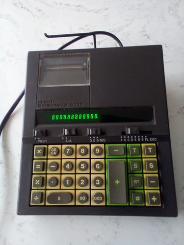 Vintage olivetti divisumma - vintage,