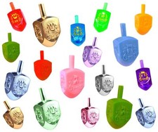 4 Assorted Plastic Hanukkah