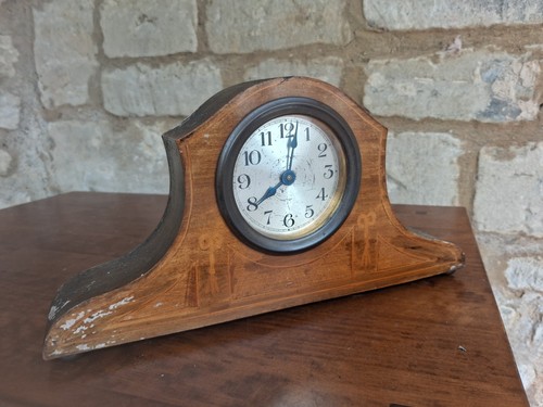 Vintage small wooden mantle - small,
