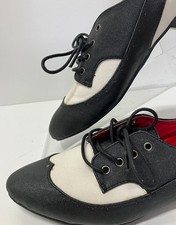 BNWT LOTUS BLACK PATENT SHOES/OPEN TOE/FLOWER ON TOE/BLOCK HEEL SIZE 8 CG N43