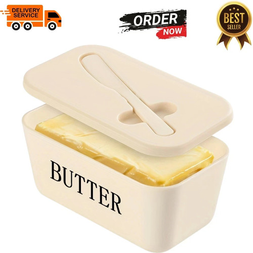 Butter dish box storage tray - butter,