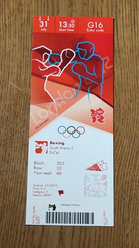 Ticket 2012 london - ticket, olympics