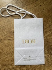 DIOR Paper Shopping Gift bag Logo - Original Authentic Small 23 x 15 x 8 cm