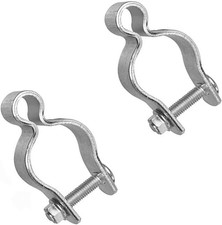 2 Pack 1-5/8inch Chain Link Fence Frame Gate Post Hinge/Galvanized 1-5/8 Inch 