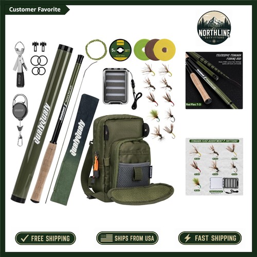Tenkara fly rod combo kit - rod,