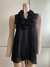 Zara Black Sleeveless Chiffon
