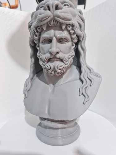 Hercules bust statue - statue, greek