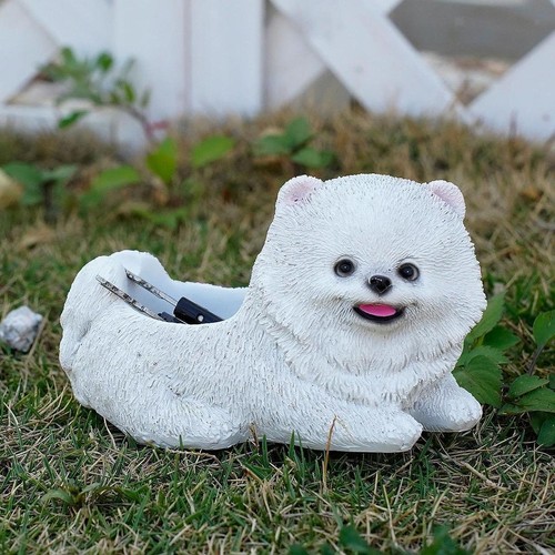 Pomeranian dog figurine - pomeranian,