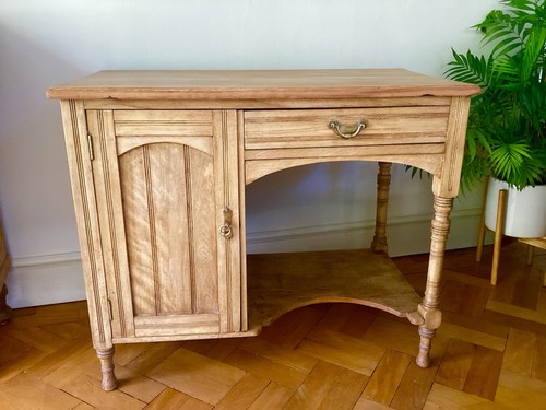 Antique pine desk dressing - antique,