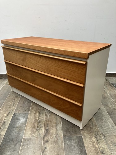 Teak chest drawers mid - teak,