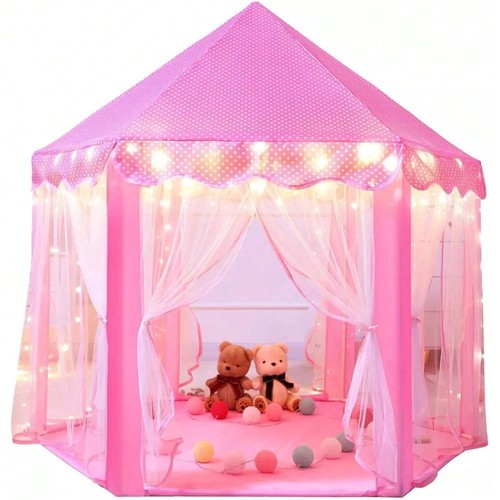 Kids castle play tent - castle, lace