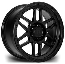 Alloy Wheels 20" Riviera RX1 Black Matt For Nissan Navara [D22] 97-04