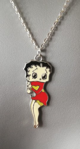 Betty boop red - boop, necklace
