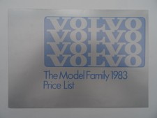 Volvo Price List 1983 - 340, 360, 240 Saloons/Estates, 260 Estates, 760 Saloons
