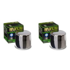 2 x Hiflo HF204C Chrome Oil