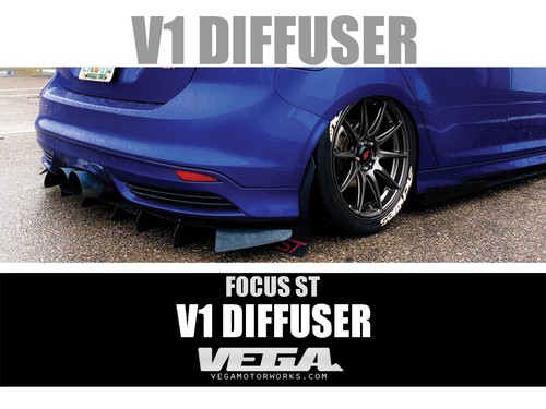 Rear bumper diffuser - ,