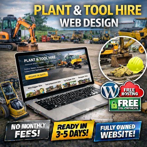 Plant tool hire web design - &,