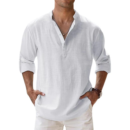 New cotton linen shirts for - new,
