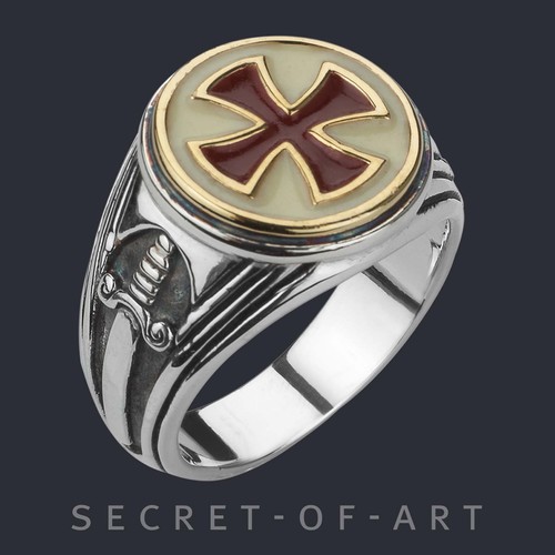 Knights templar ring freemason - knights,