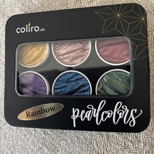 Coliro Rainbow Pearl Watercolours Set PreLoved Light Use Excellent Condition