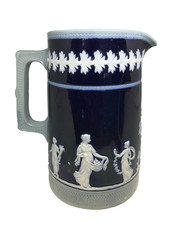 Vintage Copeland Late Spode Cobalt Blue Jug 18904-1010 7 x 5"
